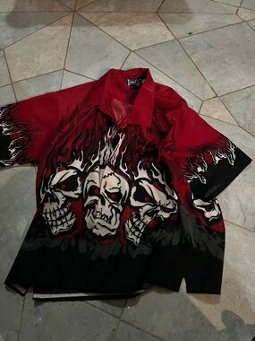 Skull blouse